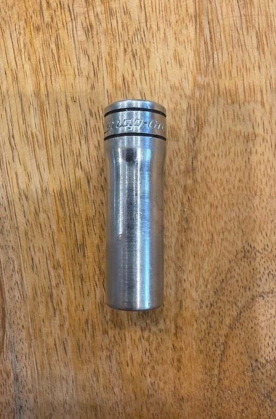 Snap-On 3/8-Inch Drive 7/16-Inch 6-Point Deep Chrome Socket SFS141
